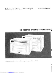 Panasonic NE-2740 Bedienungsanleitung