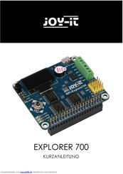 Joy-It Explorer 700 Kurzanleitung