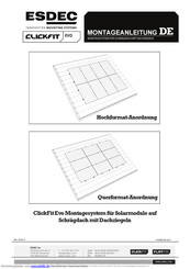 esdec ClickFit Evo Montageanleitung
