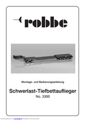 ROBBE 3300 Bedienungsanleitung