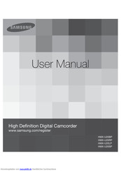 Samsung HMX-U20LP Benutzerhandbuch