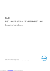 Dell P2219H Benutzerhandbuch