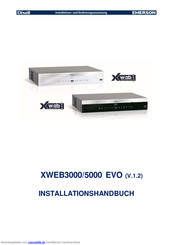 Emerson Dixell XWEB3000 EVO Installations- Und Bedienungsanweisung