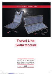 Büttner Elektronik Travel Line Series Bedienungsanleitung