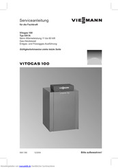 Viessmann Vitogas 100 Typ GS1A Serviceanleitung