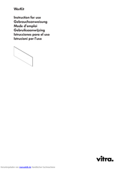 vitra. WorKit Gebrauchsanweisung