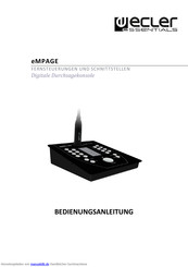 Ecler eMPAGE Bedienungsanleitung
