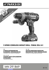 Parkside PSBSA 20-Li A1 Originalbetriebsanleitung
