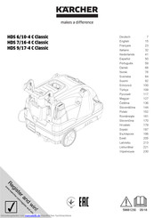 Kärcher HDS 6/10-4 C Classic Bedienungsanleitung