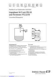Endress+Hauser Liquiphant S Series Handbuch