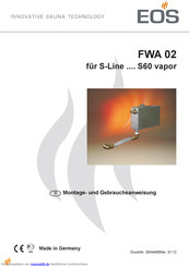 EOS FWA 02 Montage- Und Gebrauchsanweisung