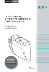 Diehl Metering IZAR RADIO EXTERN L-BUS Einbauanleitung