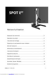GYS SPOT LIFT Betriebsanleitung