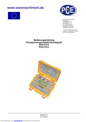 PCE Instruments PCE-IT413 Bedienungsanleitung