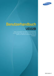 Samsung UD22B Benutzerhandbuch