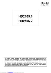 DeltaOHM HD2105.2 Handbuch