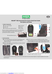 MSA GALAXY GX2 Kurzanleitung