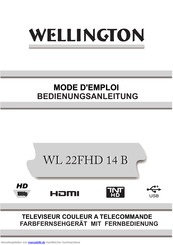 Wellington WL 22FHD 14 B Bedienungsanleitung