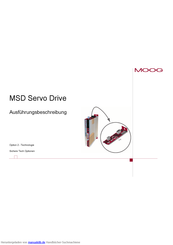 Moog MSD Ausführungsbeschreibung