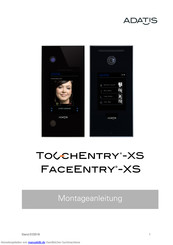 ADATIS TouchEntry-XS Montageanleitung