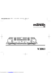 marklin BR 221 V 200.1 Bedienungsanleitung