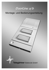Telegärtner DoorLine a/b Montage- Und Bedienungsanleitung