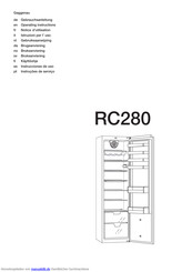 Gaggenau RC280 Gebrauchsanleitung