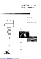 Magnetrol ECHOTEL 962 Bedienungsanleitung