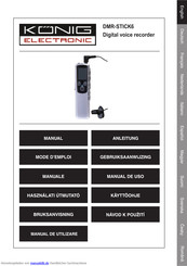 Konig Electronic DMR-STICK6 Anleitung
