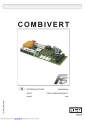 KEB Combivert F5 Betriebsanleitung