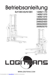 logitrans ELF2050/2020 Betriebsanleitung