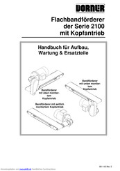 Dorner 2100-Serie Handbuch Für Aufbau, Wartung & Ersatzteile