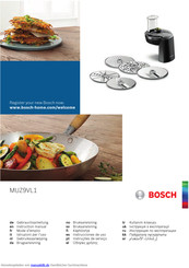 Bosch MUZ9VL1 Serie Gebrauchsanleitung