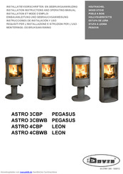 Dovre ASTRO 4CBWB LEON Einbauanleitung Und Gebrauchsanweisung