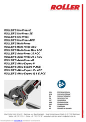 Roller ROLLER'S Multi-Press Betriebsanleitung