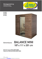 Domo BALANCE MINI Montageanleitung