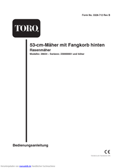Toro 26634 Bedienungsanleitung