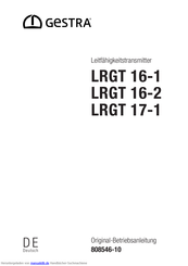 GESTRA LRGT 17-1 Betriebsanleitung