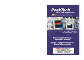 PeakTech 1655 Bedienungsanleitung