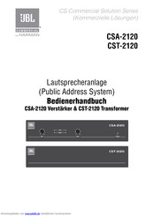 JBL CSA-2120 Bedienerhandbuch