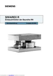 Siemens SIWAREX R Betriebsanleitung