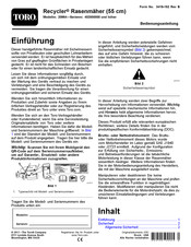 Toro Recycler 20954 Bedienungsanleitung