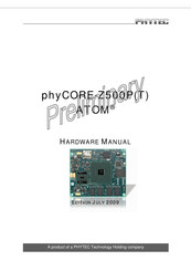 Phytec phyCORE-Z500PT Hardware Bedienungsanleitung