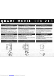 Mb Quart RSD 213 Einbauanleitung