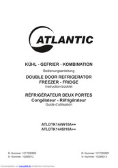 Atlantic ATLDTK144SI10A++ Bedienungsanleitung