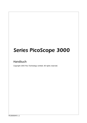 PICO PicoScope 3205 Handbuch