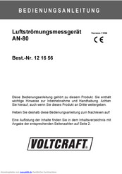 VOLTCRAFT AN-80 Bedienungsanleitung