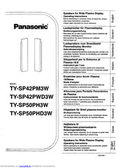 Panasonic TY-SP50PH3W Bedienungsanleitung