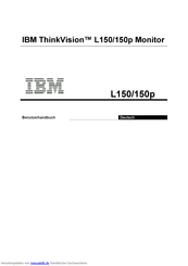 IBM ThinkVision L150p Benutzerhandbuch