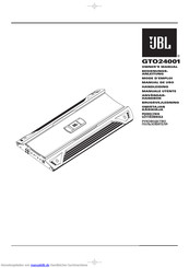 JBL GTO24001 Bedienungsanleitung